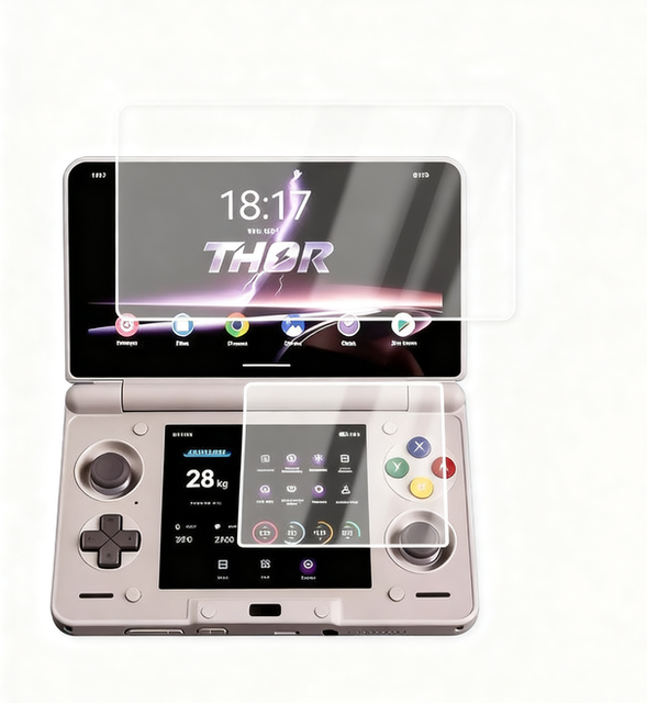 Anti Scratch Screen Protector Film for AYN THOR Odin Game Console Premium Guard Tempered Glass Shield