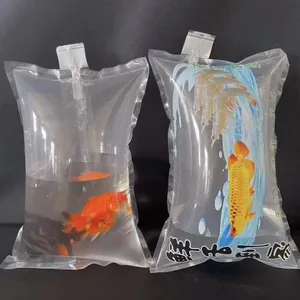 环保鱼包装袋充氧活鱼袋水族馆鱼运输袋