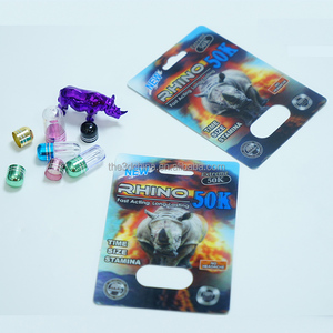 Mavi gergedan hapları erkekler için ereksiyon geliştirme hapları gergedan 24kfor erkekler platin ambalaj kutusu - Product Image 2