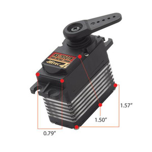 Servo Original Hitec HS-7950TH de Alto Voltaje, Ultra Torque, Engranaje de Titanio, Sin Núcleo, Ultra Premium, Doble Rodamiento de Bolas, Resistente a Salpicaduras, 65g - Product Image 2