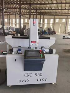 Kích thước nhỏ 600 850mm Máy khoan phay <span class=keywords><strong>CNC</strong></span> tự động sao chép Bộ định tuyến với lõi bảng thể thao để làm hồ sơ cửa sổ nhôm - Product Image 5