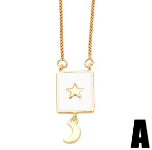 Populaire Nouveaux Bijoux Religieux Dainty 18k Plaqué Or Émail Blanc Virgen de Guadalupe St Benoît <span class=keywords><strong>Scapulaire</strong></span> Collier - Product Image 2