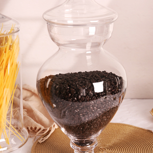 Contenitore trasparente per caramelle <span class=keywords><strong>con</strong></span> <span class=keywords><strong>coperchio</strong></span> <span class=keywords><strong>con</strong></span> <span class=keywords><strong>coperchio</strong></span> contenitore <span class=keywords><strong>in</strong></span> <span class=keywords><strong>vetro</strong></span> ermetico di grandi dimensioni vaso di stoccaggio <span class=keywords><strong>in</strong></span> <span class=keywords><strong>vetro</strong></span> piedistallo rotondo corto - Product Image 2