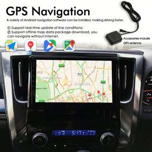 Autoradio sans fil CarPlay avec commande vocale IA 128 Go pour Toyota Alphard Vellfire AYH30 2018, lecteur multimédia vidéo GPS Android 13 - Product Image 3