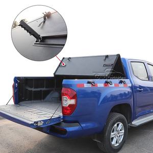 Cubierta Rígida Plegable de Tres Secciones de Aluminio Benext para Caja de Camioneta Navara para Maverick <span class=keywords><strong>Ranger</strong></span> Tacoma BT-50 Amarok Hilux 2024 - Product Image 5