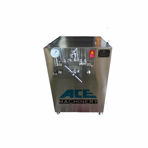 Factory Price High Pressure <strong>Homogenizer</strong> Cream Fresh <strong>Milk</strong> Yogurt <strong>Homogenizer</strong> Machine Industrial Honey Juice Homogenizing