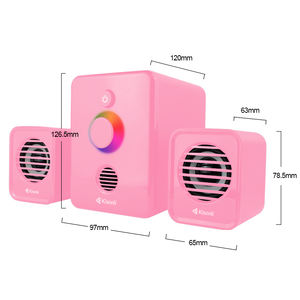 Kisonli U-3000 pink <strong>Speaker</strong> 2.1 Professional <strong>Dj</strong> <strong>Speaker</strong> <strong>System</strong> - Product Image 6