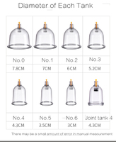 Usine directe simple Hijama ventouses thérapie aspiration sous vide tasse de Massage dispositif de ventouses