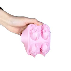 New Arrival Eco-Friendly Skull Shaped <b>Silicone</b> Ice Cube Molds Eco-Friendly Ice Cream <b>Tools</b> for Drinks & Ice Makers - Product Image 3