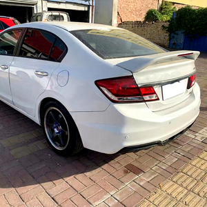 For Honda Civic Spoiler 2012-2015 Civic Spoiler DTF ABS <b>Plastic</b> Material Car Rear Wing Color Rear Spoiler - Product Image 1