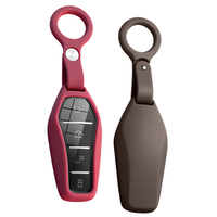 Housse de protection en silicone pour clé de voiture, coque de télécommande intelligente avec porte-clés, vente en gros pour Qin Plus DM-i EV 2024 Qin Pro DM