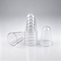 Bouteilles en plastique de qualité alimentaire pour boissons énergisantes, préformes ovales pour canettes de soda avec couvercle en aluminium