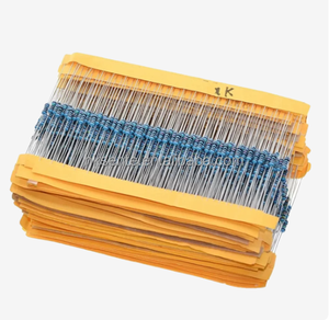 Resistencia de Película Metálica de 1/4W, Tolerancia del 1%, Kit Surtido de Resistencias de 5 Anillos de Color, 30 Valores Comunes, 20 Piezas de Cada Uno, Componentes Electrónicos - Product Image 4