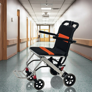 RAFU <span class=keywords><strong>Wheelchair</strong></span> kursi roda Manual dengan sandaran tangan tinggi dapat diatur roda belakang lepas cepat penutup kaki dapat dilepas - Product Image 4