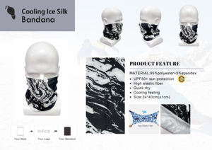 Airkeet LEO ผ้าโพลีเอสเตอร์สำหรับกีฬากลางแจ้งผ้าพันรอบคอพิมพ์ลายออกแบบได้ตามต้องการ - Product Image 6