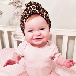 Gorros con estampado de leopardo para mamá <span class=keywords><strong>y</strong></span> bebé, <span class=keywords><strong>turbante</strong></span> anudado, gorro para mamá <span class=keywords><strong>y</strong></span> yo - Product Image 6