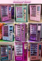 Distributeur automatique de produits de beauté et capillaires 24h/24 sans surveillance, avec SDK intégré, écran tactile et surveillance à distance pour cils et ongles à presser