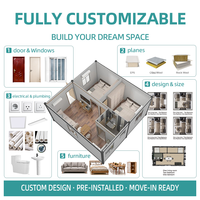 Casa Contenedor Modular Expandible, Estructura de Acero Prefabricada, Paneles con Acabado de Madera, Oficina en Obra, Vivienda, Venta al Por Mayor de Fábrica