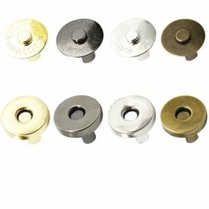 Personnalisé Plaqué Écologique 14mm Caché Forte Magnétique Boutons Pression Métal Laiton/Fer pour Sacs - Product Image 3