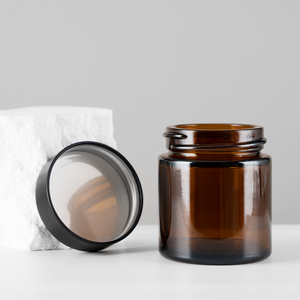 Chất lượng cao cấp 1oz 2oz 4oz hổ phách nồi Jar với vít nắp cho UV bảo vệ chăm sóc da - Product Image 1