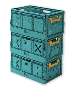 <span class=keywords><strong>ลัง</strong></span>พลาสติกพับได้แบบซ้อนได้ ขนาด 61 ลิตร สำหรับเก็บผลไม้ กล่องใส่ผลไม้ ขนาด 600x400x300 มม. รุ่น TSS-SFD-600*400*300 - Product Image 5