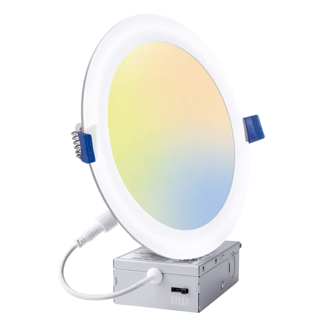 Wholesale Price 6 Inch Slim Panel Light Dimmable Canless Wafer Light IC Rated ETL Listed LED Recessed Ceiling Light
