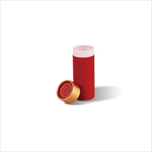 <b>biodegradable</b> paper box <b>packaging</b> custom cylinder foil stamp rigid cylinder box cardboard box paper tube - Product Image 5