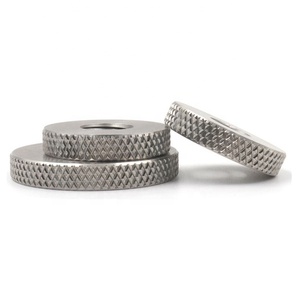 304 Edelstahl-Daumen knopf M3 M4 M5 M6 M8 M10 Handdreh einstellung Dünner Knopf Flache gerändelte runde Mutter - Product Image 6