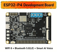 Carte de développement DSI avec écran d'affichage, caméra CSI, commande vocale IA, module sans fil WiFi 6 ESP32-C6 et ESP32P4