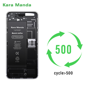Kara Manda แบตเตอรี่โทรศัพท์ความจุสูงทดแทน3750มิลลิแอมป์ต่อชั่วโมงสำหรับ <span class=keywords><strong>iPhone</strong></span> <span class=keywords><strong>6S</strong></span> PLUS แบตเตอรี่โทรศัพท์ - Product Image 3