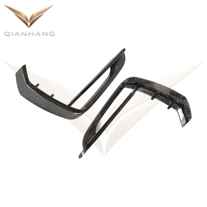 Ailerons latéraux de pare-chocs avant en fibre de carbone style J, cadre de feux antibrouillard pour RSQ8 2021-2023 - Product Image 4