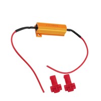 Resistencia de carga LED para coche, decodificador de freno LED, resistencia de carga LED para coche, 25W, 50W, 1156, 1157, 7440, 7443, 3156, 3157, T20, T10, T15, P21W, PY21W