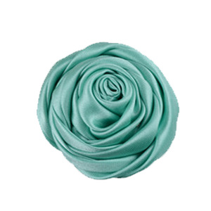 Rosa satinada hecha a mano con núcleo para niños, accesorios para el cabello, 4,5 cm, 3D - Product Image 5