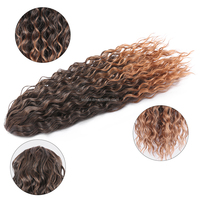 AliLeader – queue de cheval synthétique ondulée de 22 pouces avec cordon de serrage, Extension longue en Fiber de haute température, queue de cheval Afro bouclée