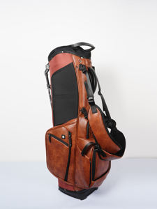<span class=keywords><strong>Sac</strong></span> <span class=keywords><strong>de</strong></span> golf vintage en PU <span class=keywords><strong>marron</strong></span>, durable, imperméable, léger et portable, avec livraison rapide en stock - Product Image 3
