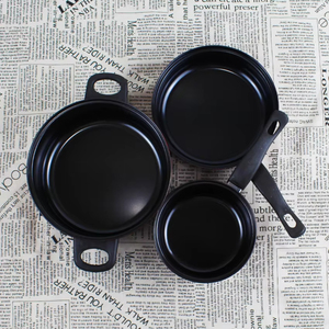 Juego de Utensilios de Cocina de Hierro Fundido de Tres Piezas con Diseño Ergonómico de Mango, Sartén, Wok y Olla para Salsas, Fácil de Limpiar - Product Image 6