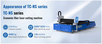 Machine de découpe laser à fibre Tianchen CNC, prix compétitif, découpe d'acier au carbone et d'acier inoxydable, 3 axes, refroidissement par eau, IA