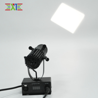 XJ Professional 30W COB Mini LED Gobo Projecteur Lampe d'imagerie pour les expositions de galeries d'art et de musées (Blanc)