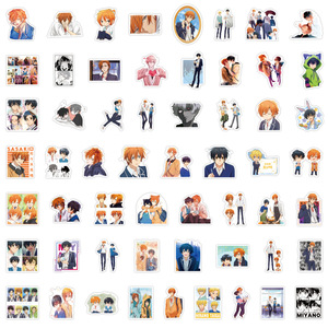 สติกเกอร์ลายการ์ตูนญี่ปุ่น BL มังงะ 55 ชิ้น สำหรับตกแต่งแล็ปท็อป สเก็ตบอร์ด ขวดน้ำ DIY ลายซาซากิและมิยาโนะ - Product Image 4