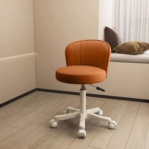 Sillón de Barbero Giratorio Ajustable Moderno, Taburete Rodante Tapizado para Salón, Mueble de Bar para Barbería y Salón de Uñas - Product Image 3
