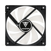 Ventilateur de refroidissement PC 120 mm OEM/ODM, ventilateurs RGB pour boîtier d'ordinateur, conception silencieuse, ventilateur de refroidissement pour boîtier PC 4 broches, DC 12V