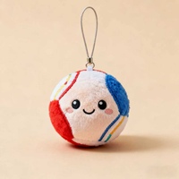 Porte-clés en peluche mascotte de handball personnalisé, adorable pendentif en peluche en forme de handball pour les événements sportifs et les cadeaux de collection pour les fans