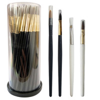 Ensemble d'applicateurs de maquillage jetables avec pinceau mascara, baguette brillante à lèvres, pinceau eye-liner et pinceau blush