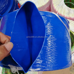 Vente en gros de tuyaux plats en PVC durable de haute qualité Conduites d'eau d'irrigation de jardin pour utilisation Tubes en plastique Tube en PVC Tube d'évacuation en PVC - Product Image 4