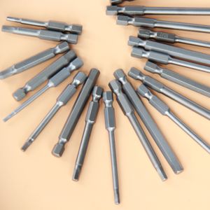 100mm <span class=keywords><strong>H4</strong></span> Allen Hex uzun tornavida Bit tornavida seti altıgen başlı matkap ucu - Product Image 5
