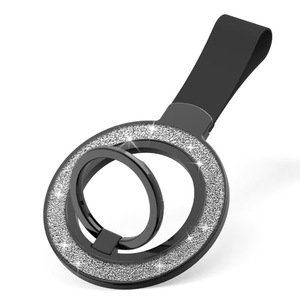 Nuevo soporte de anillo de succión magnético de doble cara de diamante de moda soporte de rotación de <span class=keywords><strong>360</strong></span> grados Cordón de teléfono móvil PH23 - Product Image 3