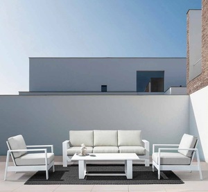 Meubles de jardin en aluminium Ensembles de jardin Accoudoir de patio Chaise Table <span class=keywords><strong>Terrasse</strong></span> Balcon Canapés d'arrière-cour Groupe de sièges <span class=keywords><strong>pour</strong></span> la vie en plein air - Product Image 6