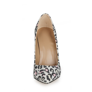 Escarpins sexy en daim rose à imprimé léopard, bout pointu, talon aiguille 12 cm, pour femmes, grandes tailles 35-<span class=keywords><strong>47</strong></span>, couleurs personnalisables disponibles - Product Image 5