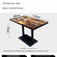 Set Tavolo e Sedie da Bar in Stile Retrò con Materiale in PU Pronto per la Spedizione