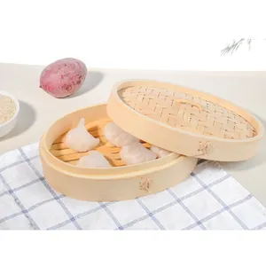 Xiao Long Bao Multi Cooker Customized Bamboo Steam Bun Food And Steamer Bamboo